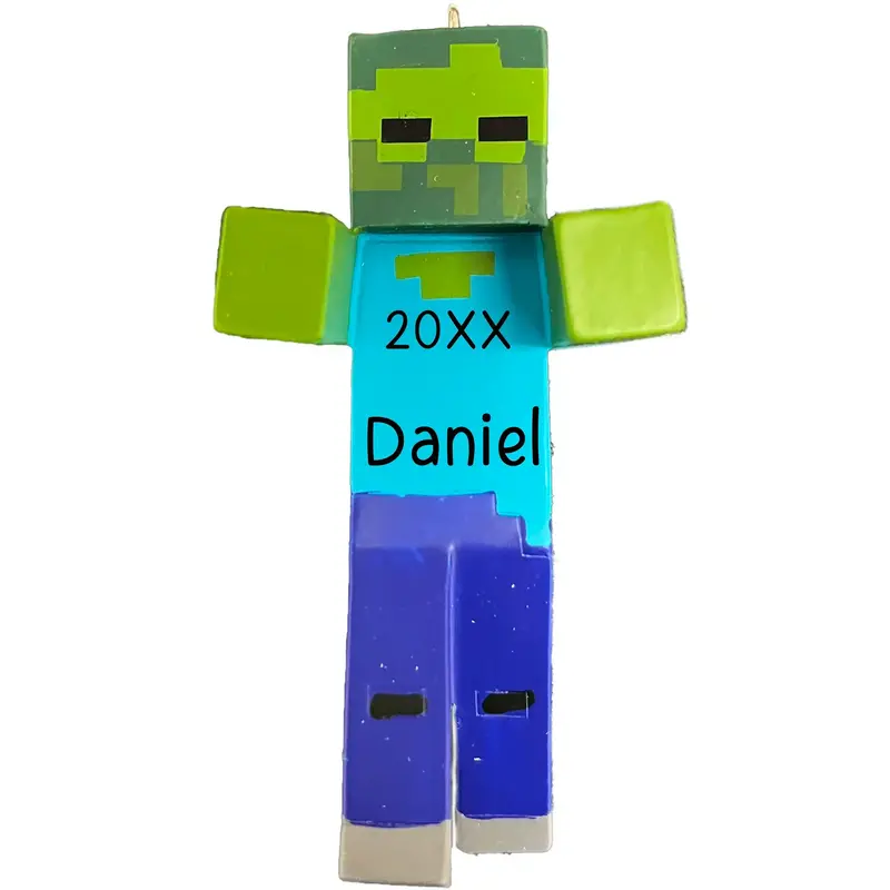 Minecraft Zombie 3D Holiday Decoration 1