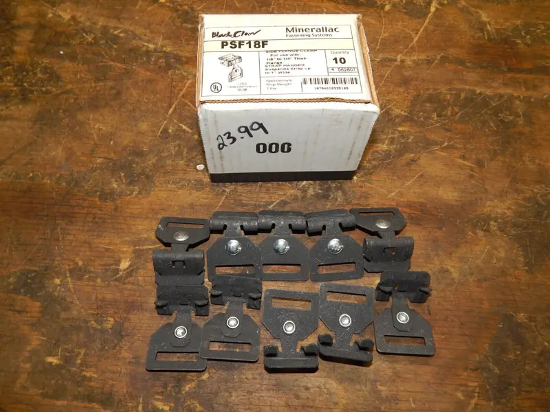 Minerallac Psf18F Side-Mount Flange Clamp – Pack Of 10 1