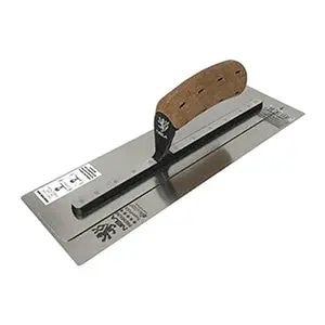 Nelaflex 16" × 4.3" Stainless Steel Finishing Trowel With Cork Grip 1