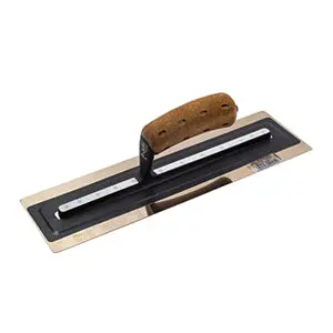 Nelaflex Ii 14" X 4.3" Gold-Finished Stainless Steel Finishing Trowel 1