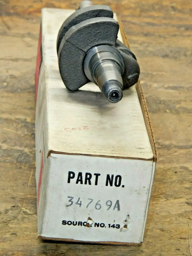 New Tecumseh/Lauson Crankshaft For Sbv, Tvs100 & Tvs115 Engines – Part #34769A 1