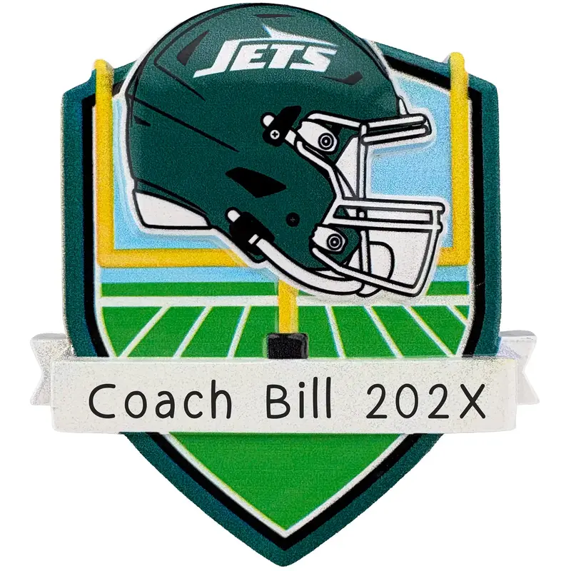 New York Jets Fan Ornament – Personalized Team Christmas Decoration 1