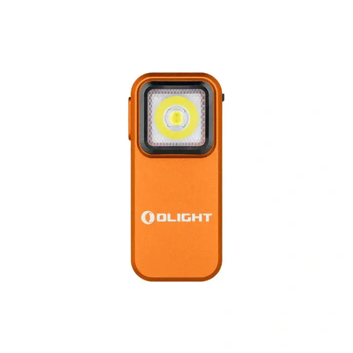 Olight Oclip Dual-Mode Clip Light – Bright Orange (White + Red) 1