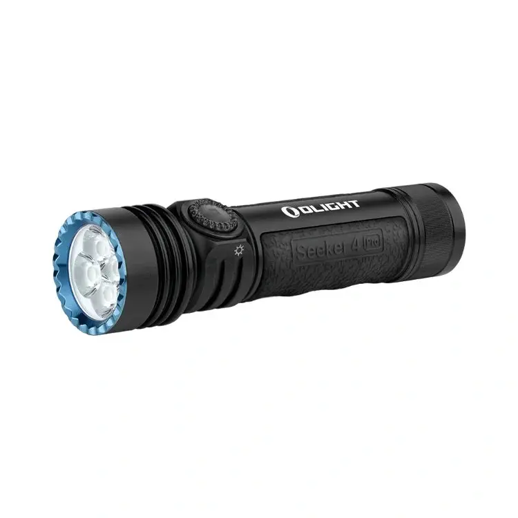 Olight Seeker 4 Pro Flashlight – Matte Black Cool White (5700–7000K) 1