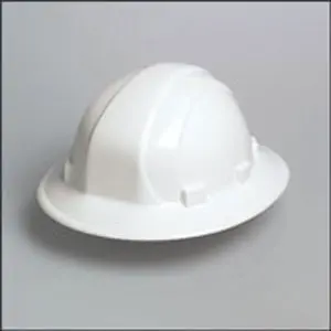 Omega Ii Full-Brim Hard Hat – White 1