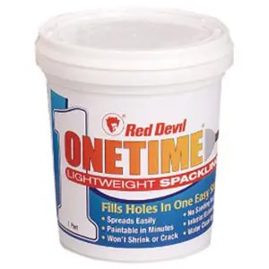 Onetime Lightweight Wall Repair Spackle – 1-Quart Tub 1