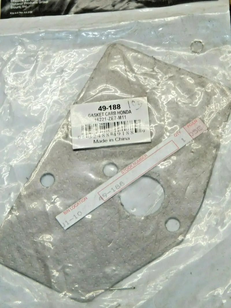 Oregon 49-188 Carburetor Shield Gasket For Honda Power Equipment 1