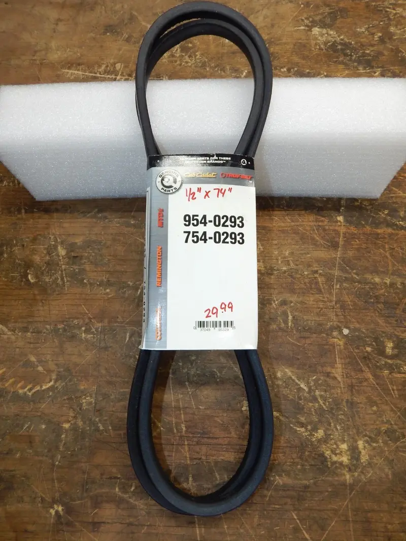 Original Equipment Drive Belt – 1/2" X 74" For Cub Cadet & Mtd (954-0293 / 754-0293) 1