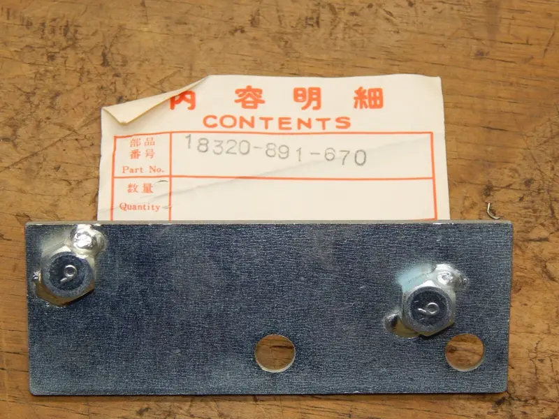 Original Honda Muffler Stay #18320-891-670 – New Oem Component 1