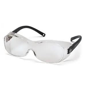 Ots (Eu) Safety Glasses – Clear Lens With Matte Black Temples 1