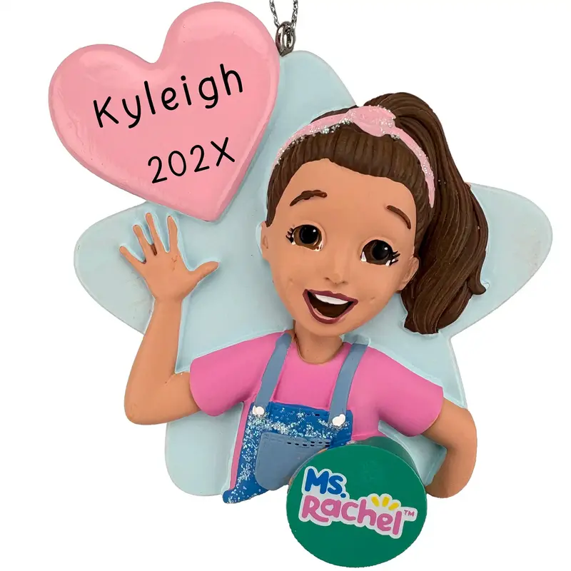 Personalized Ms. Rachel Christmas Ornament 1