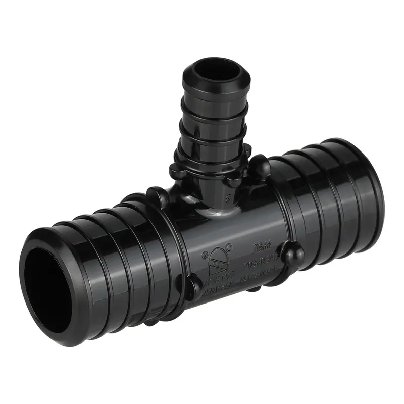 Pex-B Crimp 1" × 1" × 1/2" Ppsu Tee Fitting For Potable Water Systems 1