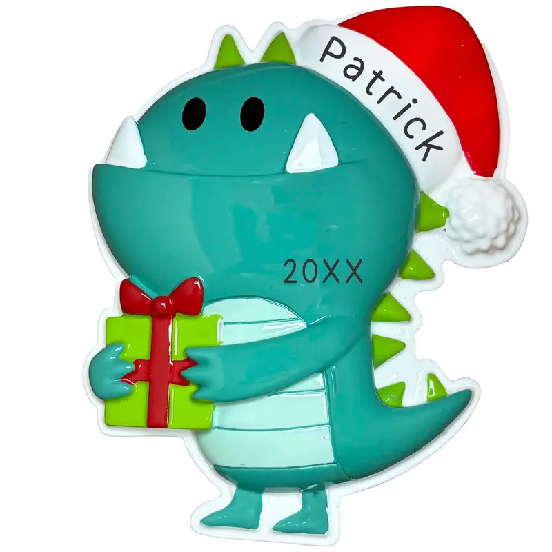 Playful Christmas Monster Ornament – Whimsical Personalized Holiday Decor 1
