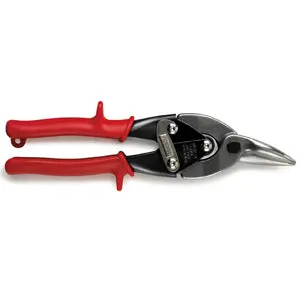 Red-Handled Left-Cut Aviation Snips — 10" 1