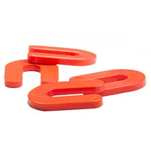 Red Horseshoe Shims – 1/8-Inch Thickness, Bulk Pack (1000 Pcs) 1