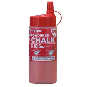 Red Ultra-Fine Powdered Chalk – 10.5 Oz (300G) Snap-Line Refill 1