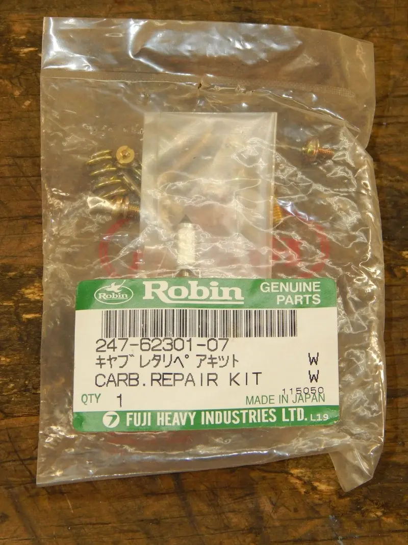 Robin Subaru Carburetor Repair Kit – Model 247-62301-07 1
