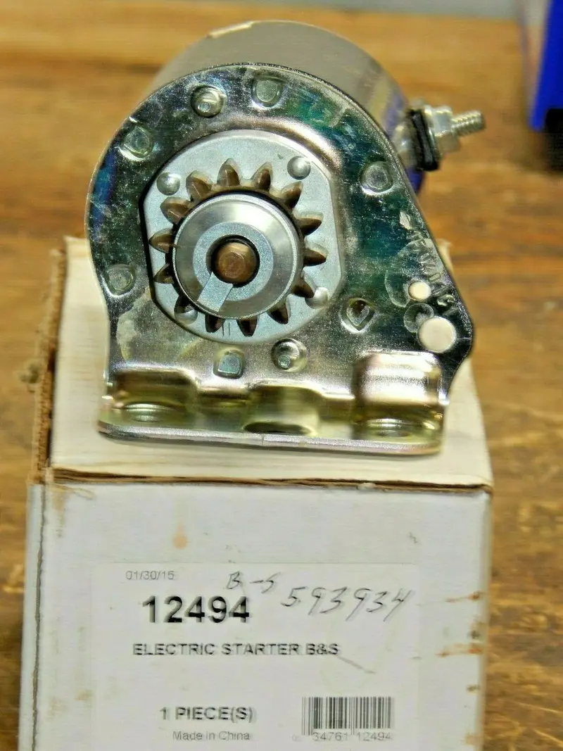 Rotary Electric Starter – Model #12494, Cross-References 593934 & 693551 1