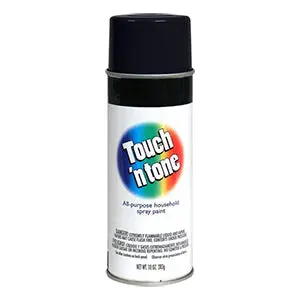 Rust-Oleum Black Touch-N-Tone Spray Paint – 10 Oz 1