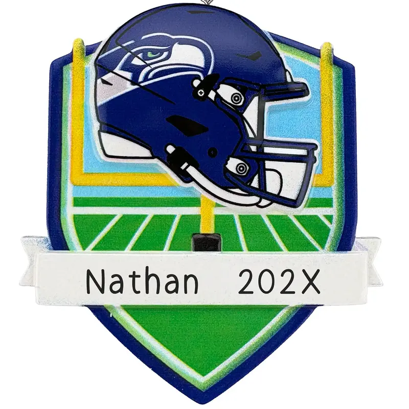 Seattle Seahawks Fan Ornament – Custom Nfl Holiday Decoration 1