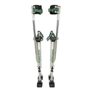 Sheetrock Drywall Stilts – 24 To 40 Inch Adjustable Aluminum Professional Stilts By Usg 1