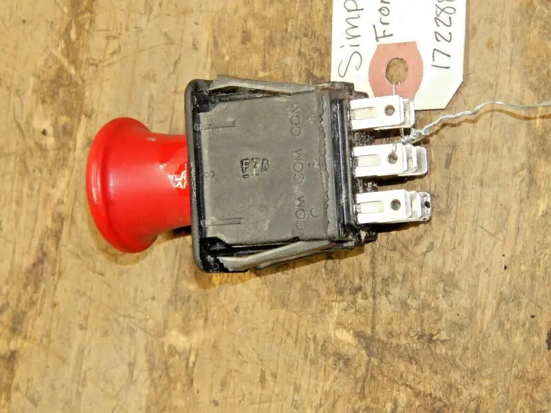 Simplicity Legacy Garden Tractor Front Pto Toggle Switch (1722887Sm) 1