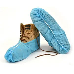 Skid-Resistant Blue Shoe Covers – 10-Pair Pack 1