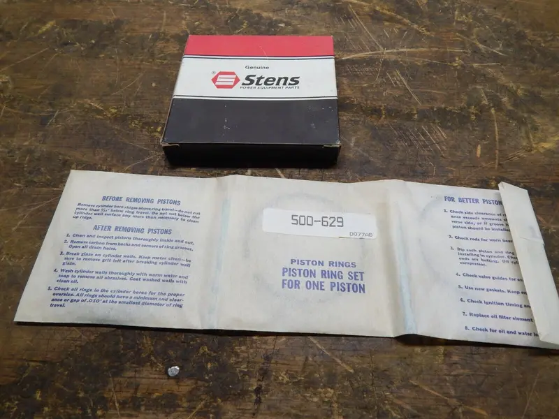 Stens 500629 Piston Ring Set – Premium Replacement For Small Engines 1