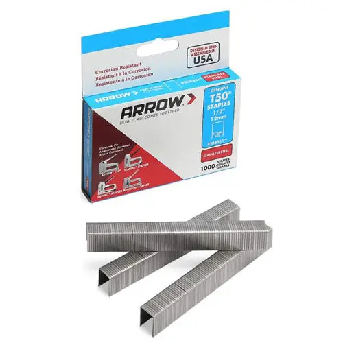 T50 Stainless Steel Staples – 1/2-Inch (12Mm), Corrosion-Resistant Pack 1