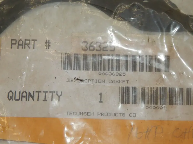 Tecumseh 16Hp Ohv Engine Sump Gasket – Part #36325 1