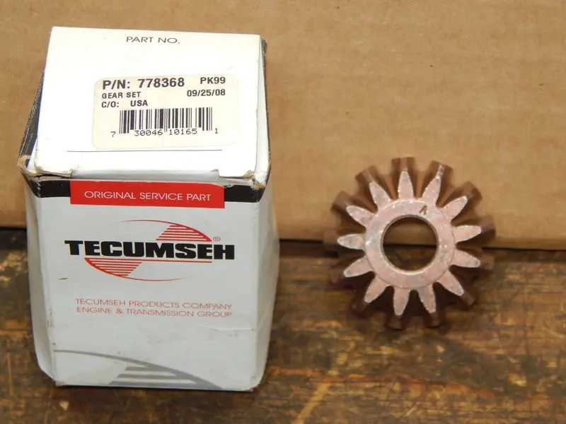 Tecumseh 778368 Splined Bevel Gear (13-Tooth) For Peerless Mst 206-545C Transaxles 1