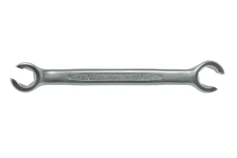 Teng Tools 7/16" Double-Flare Nut Wrench – 1/2" Drive For Brake Line Work (661416) 1