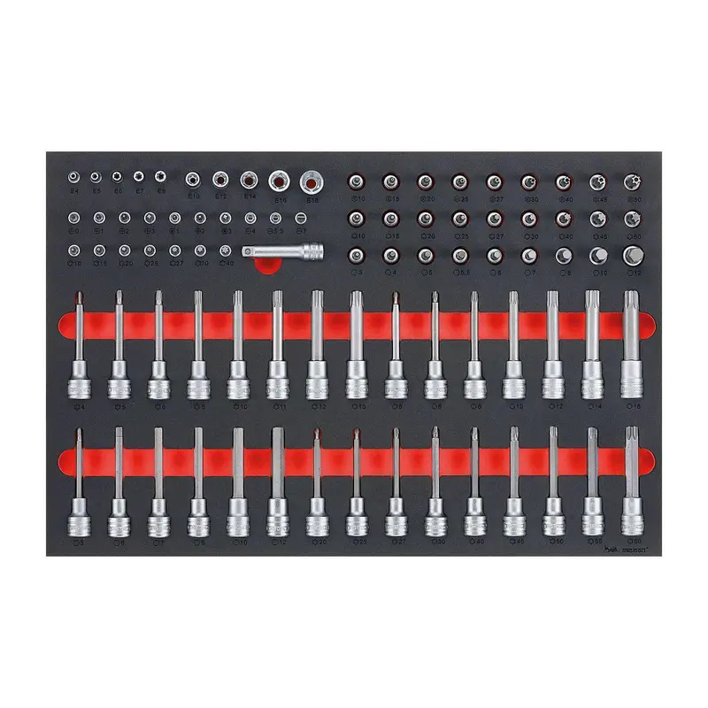 Teng Tools 85-Piece Multi-Drive Socket & Bit Set (1/4", 3/8", 1/2") In Foam Organizer – Ttesk85 1