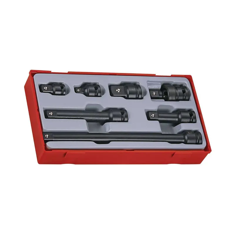 Teng Tools Ansi-Compliant 1/2" Drive Impact Accessories – 7-Piece Adapter & Extension Kit 1