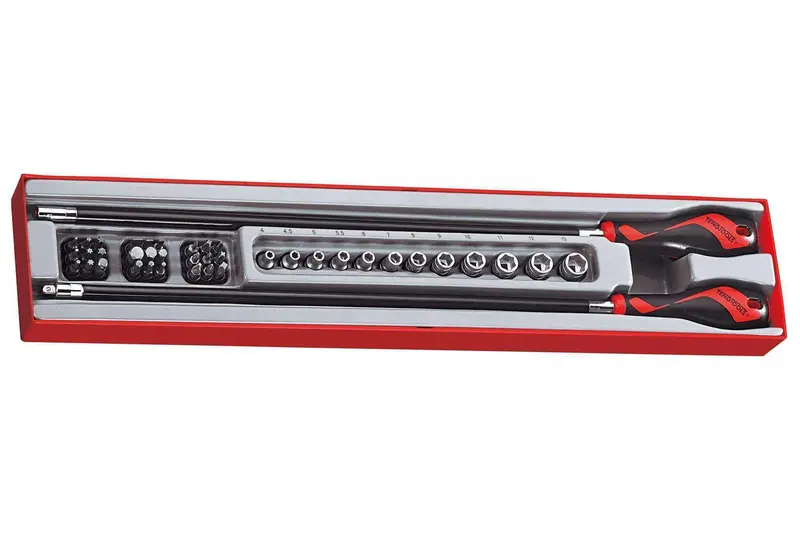 Teng Tools Flexible Screwdriver & Socket Kit – 41-Piece Long-Reach Set For Hard-To-Access Fasteners (Ttxmd41N) 1