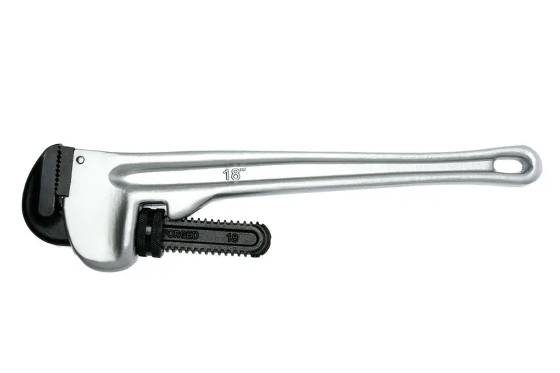 Teng Tools Lightweight Aluminum Pipe Wrench – 18-Inch Adjustable Grip 1