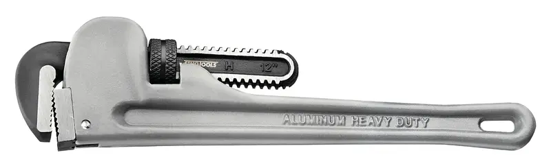 Teng Tools Lightweight Aluminum Straight Pipe Wrench For Plumbing Applications 1