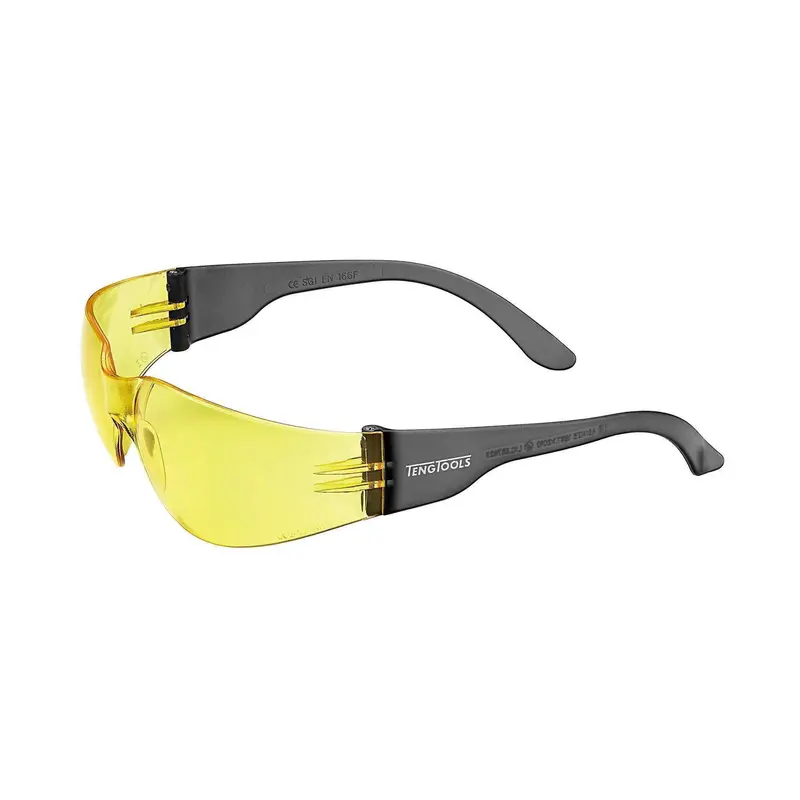 Teng Tools Sg960Y Safety Goggles – Yellow Lenses, Side Protection, Anti-Fog & Scratch-Resistant 1