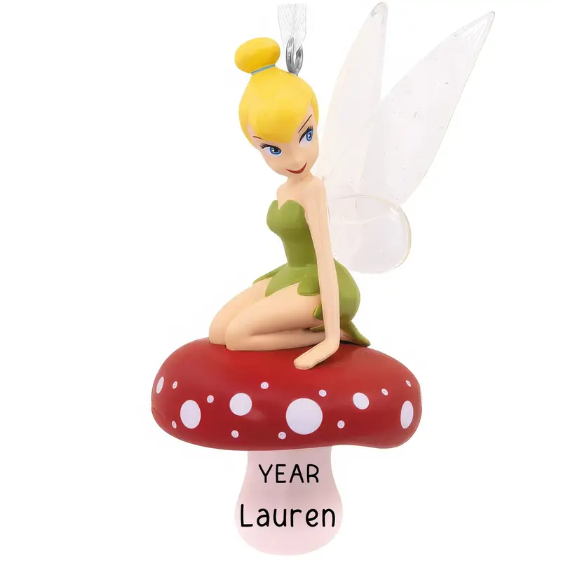Tinker Bell Disney-Themed Personalized Ornament 1