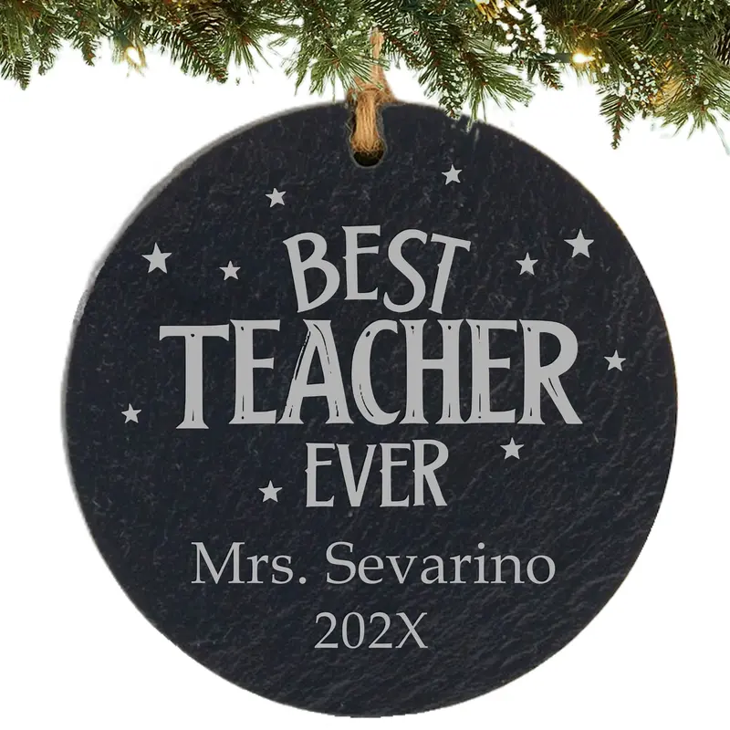 Top-Rated Personalized Teacher Christmas Ornament 1