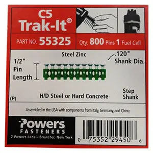 Trak-It C5 Short Tapered Pins – 1/2" Specialty Fasteners (800-Pack) 1