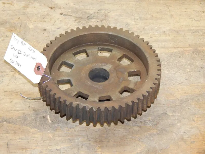 Troy-Bilt Horse Tiller Spur Gear — 56-Tooth Machined Steel (Model Gw-1223) 1