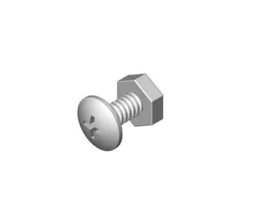Truss Head Fastening Screw With Nut – Dura-Stilts 1
