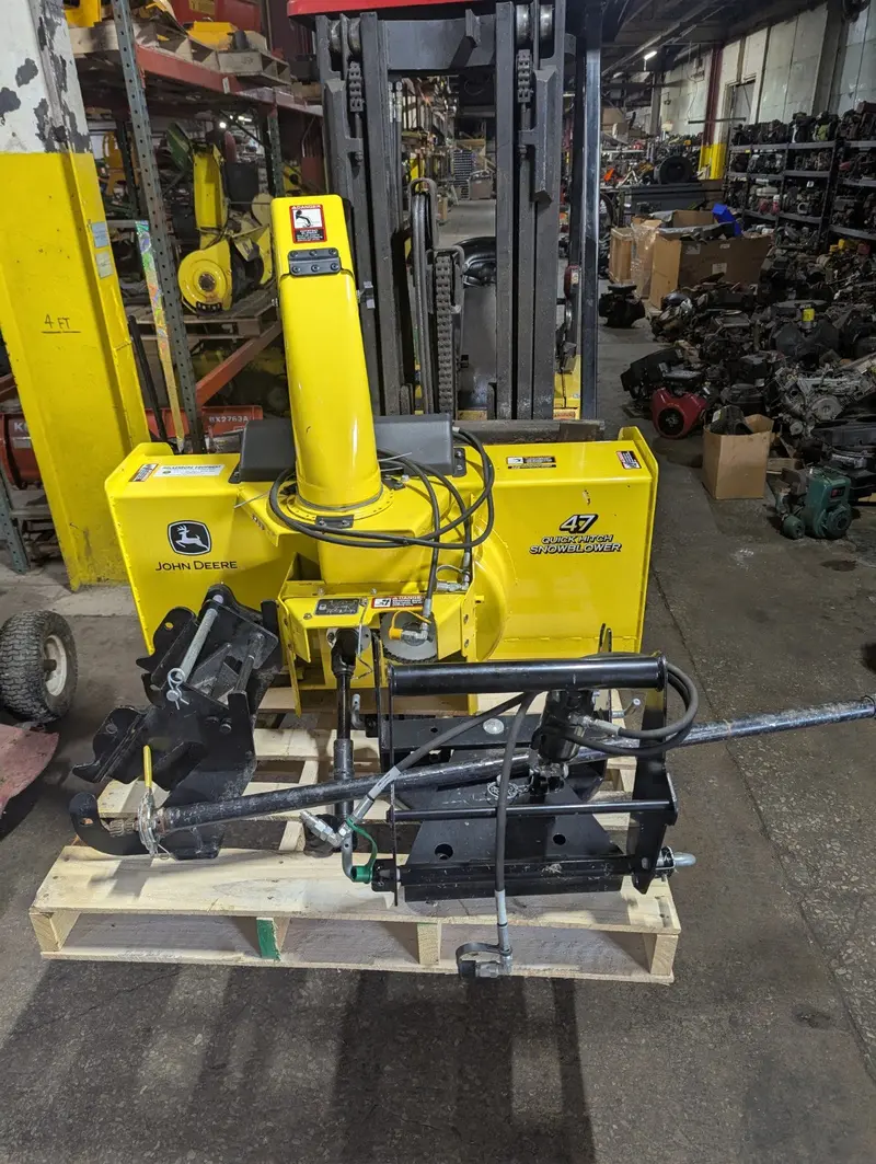 Two-Stage Quick-Hitch Snow Blower For John Deere X465/X475/X485 & X700 Series – 47" 1