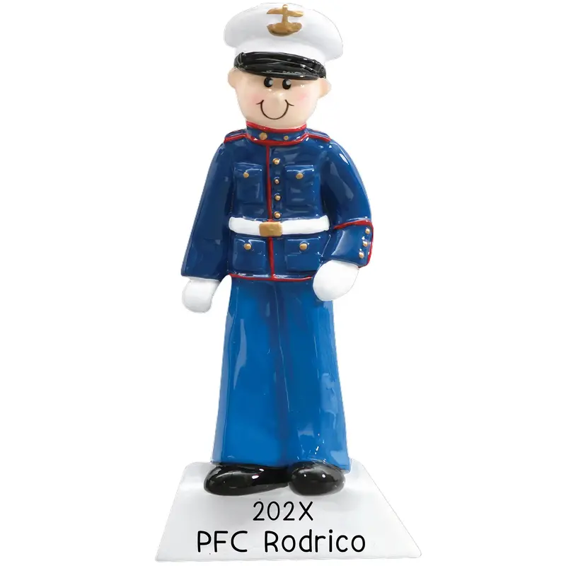 U.S. Marine Personalized Ornament – Bold & Proud Tribute 1