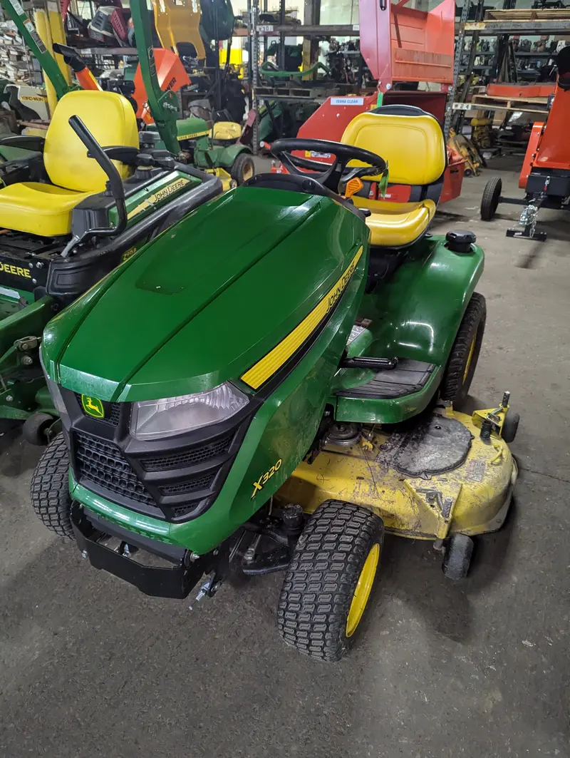 Used John Deere X320 Riding Lawn Mower With 54" Deck – Fully Inspected 1