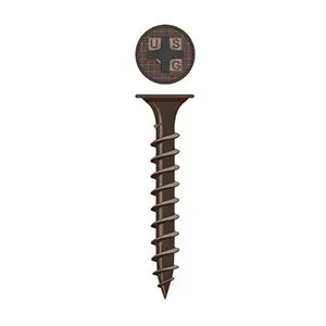 Usg Sheetrock #6 × 1" Fine-Thread Textured Drywall Screws – Bulk Pack 1