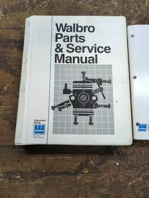 Walbro Carburetor Technical Manual Set: Parts Catalog & Service Guide (2 Volumes) 1