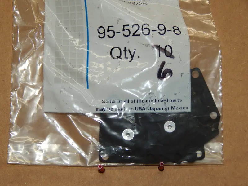 Walbro Metering Diaphragm Pack (6-Pack) – Model 95-526-9-8 / 615-492 1