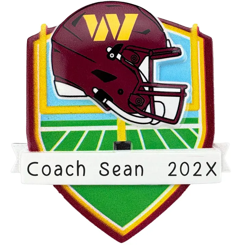 Washington Commanders Fan Ornament – Personalized Team Ornament 1
